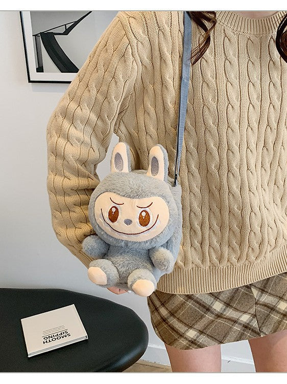 Rabbit Automobiles Curtain Soft Toy Plush Children's Backpacks