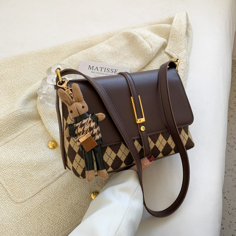 Women's Large Capacity Fashionable Niche High-grade Western Crossbody Bags
