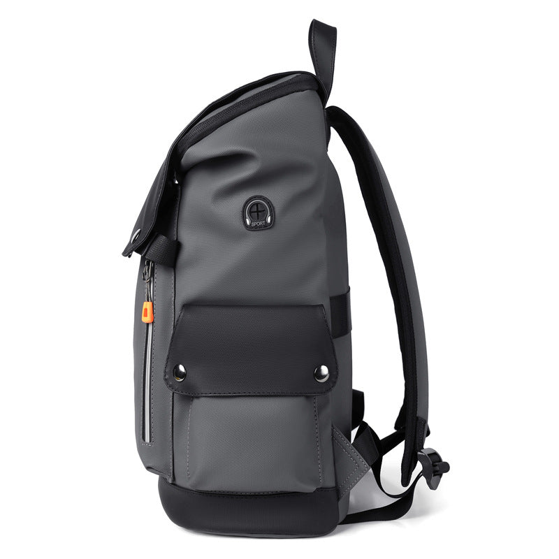 Women's & Men's & Leather Trendy Cool College Flip Backpacks
