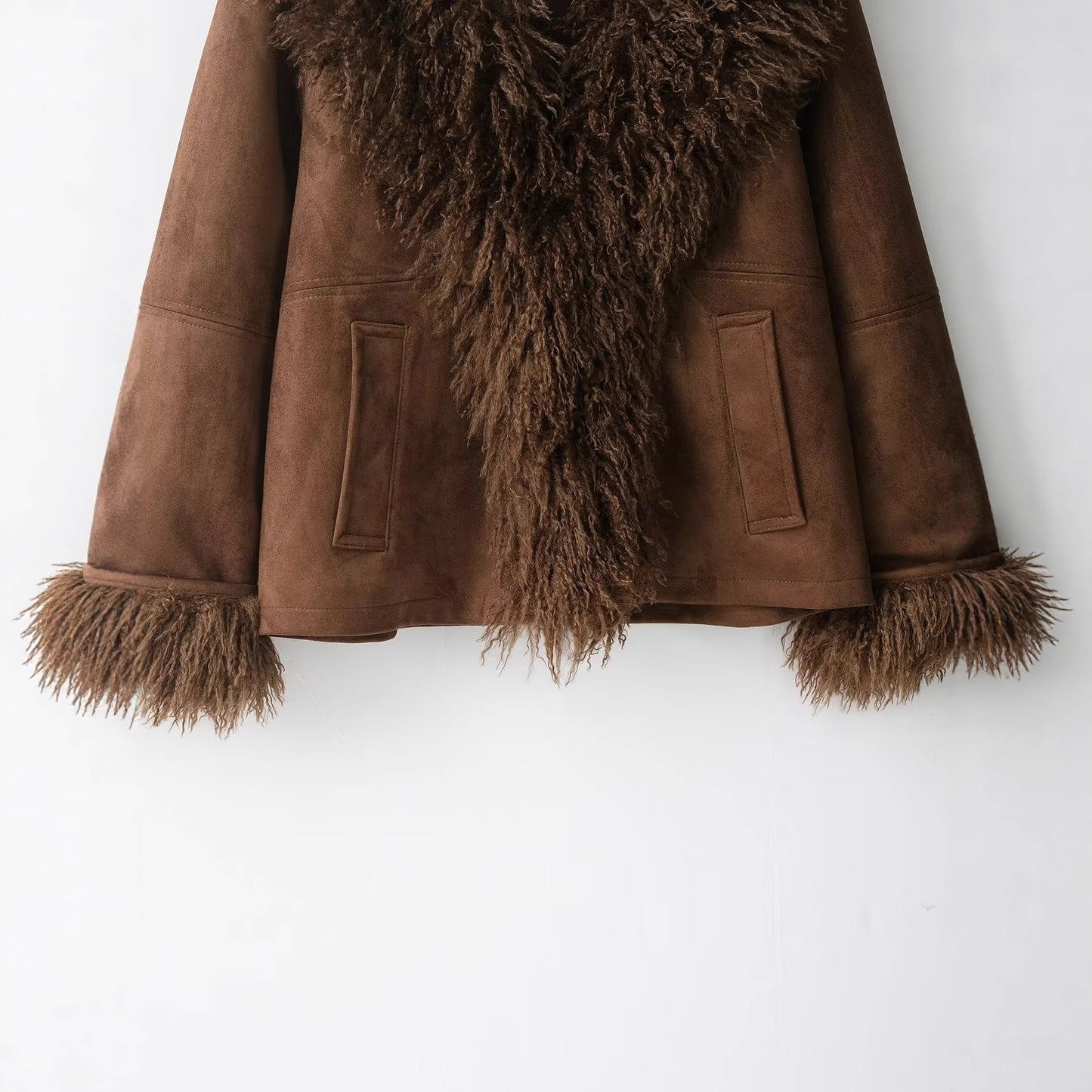 Women's Popular Fashion Faux Fur Effect Coats