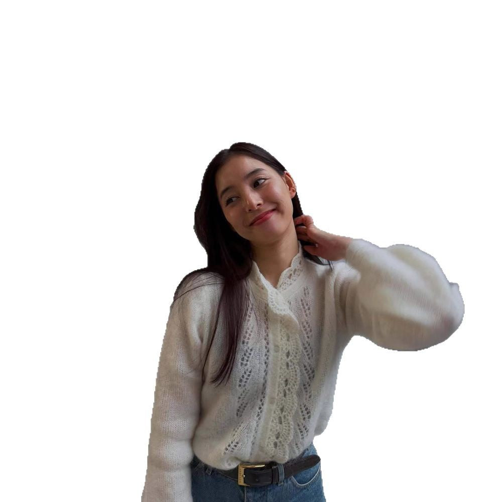 Women's Lazy Lace Loose Casual High-grade Sweaters