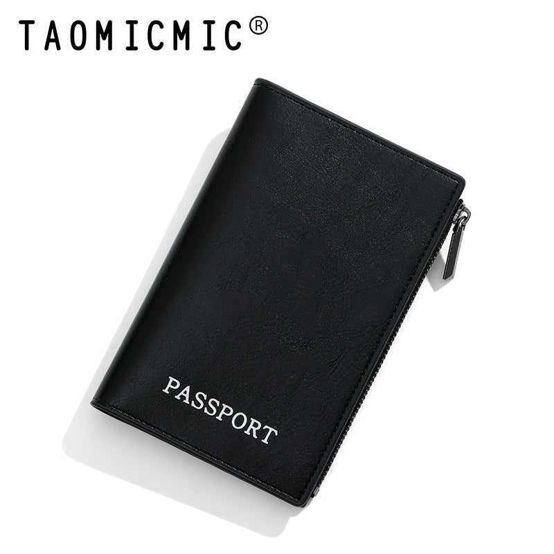 Portable Passport Large Capacity Zipper Storage Bags