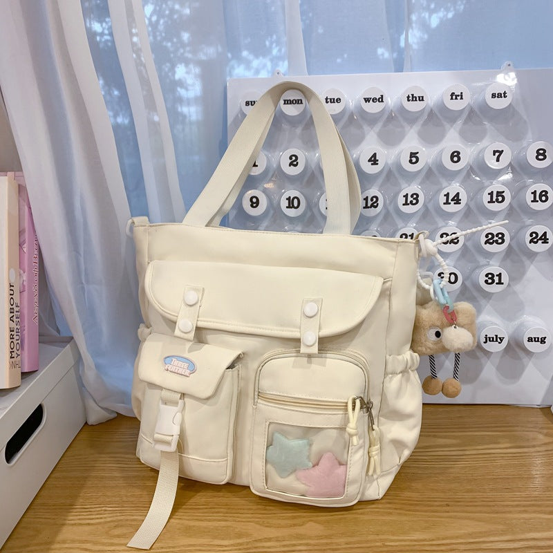 Female Korean Class Vintage Style Mori Men's Messenger Bags