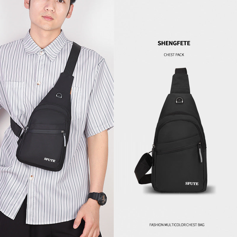 Men's Glamorous Cool Oxford Cloth Multifunctional Men's Chest Bags