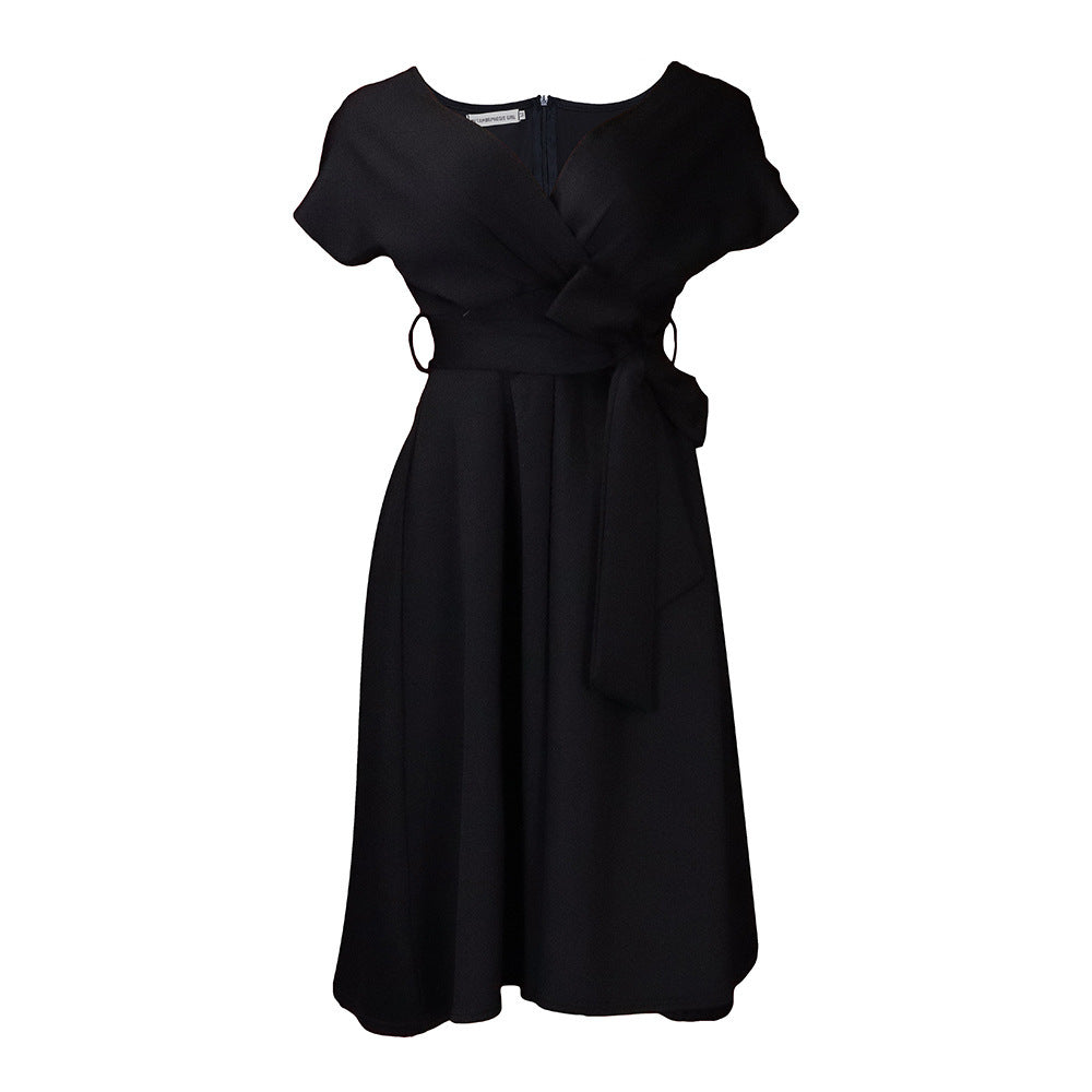 Women's African Clothes Sleeve Large Swing Dress Dresses