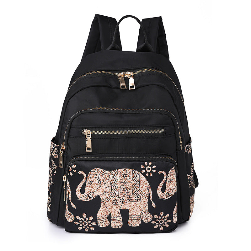 Women's Fashionable Waterproof Nylon Cloth Multifunctional Trendy Backpacks