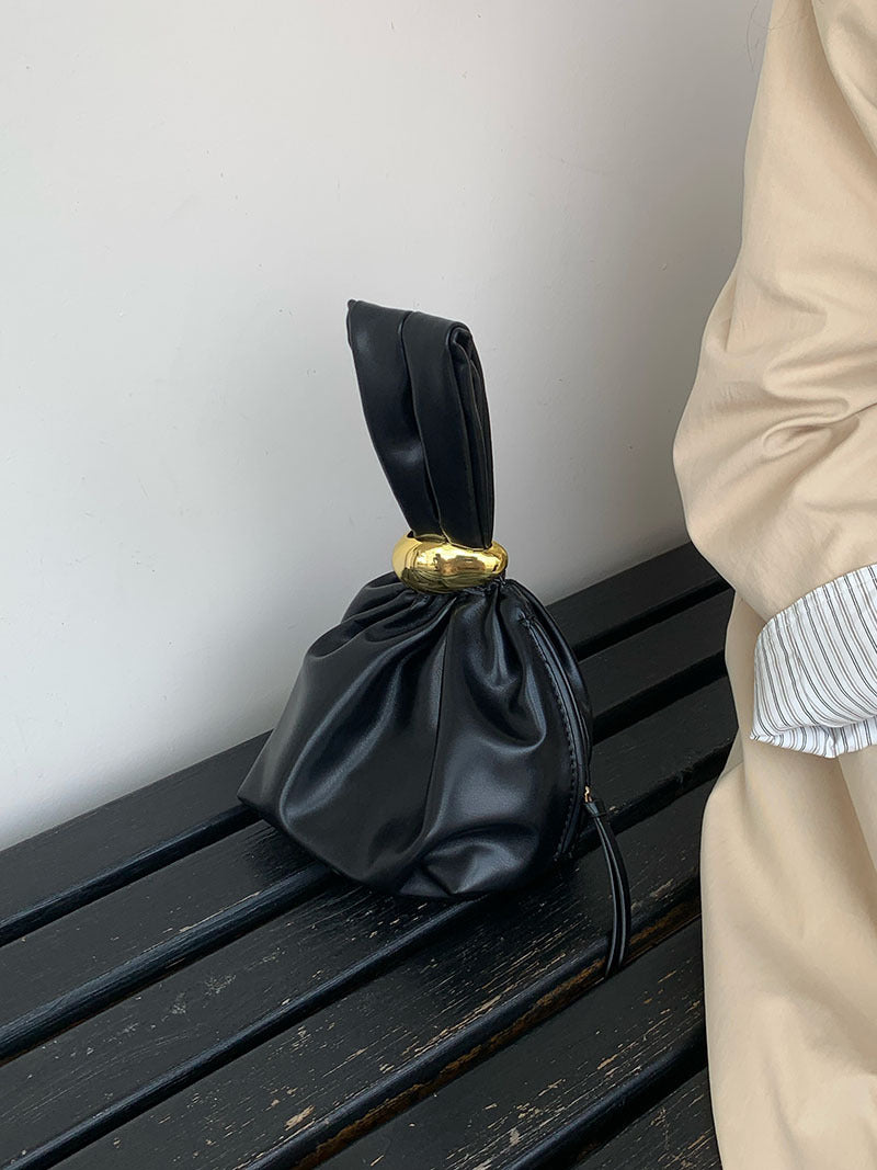 Pleated Cloud Female High Sense Design Handbags