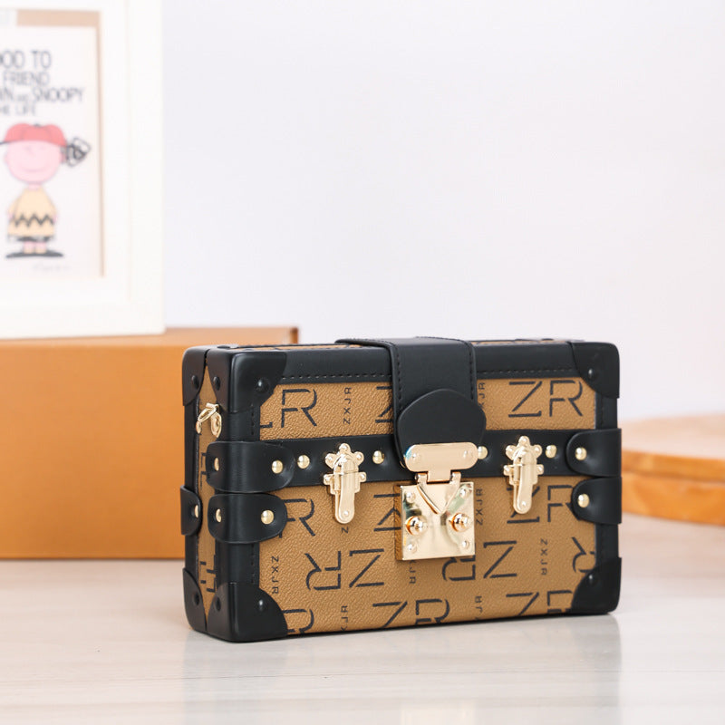 Fashion Box Trendy Retro Printed Mini Crossbody Bags