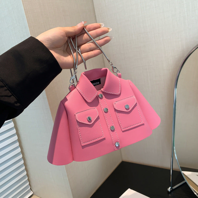 Women's Niche Personality Design Fashion Shirt Summer Crossbody Bags