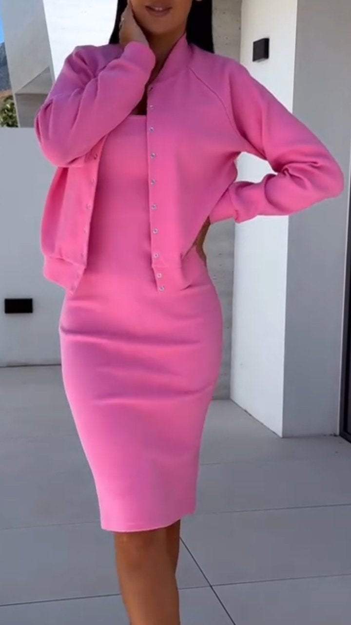 Women's Attractive Classic Versatile Suspender Two-piece Suits