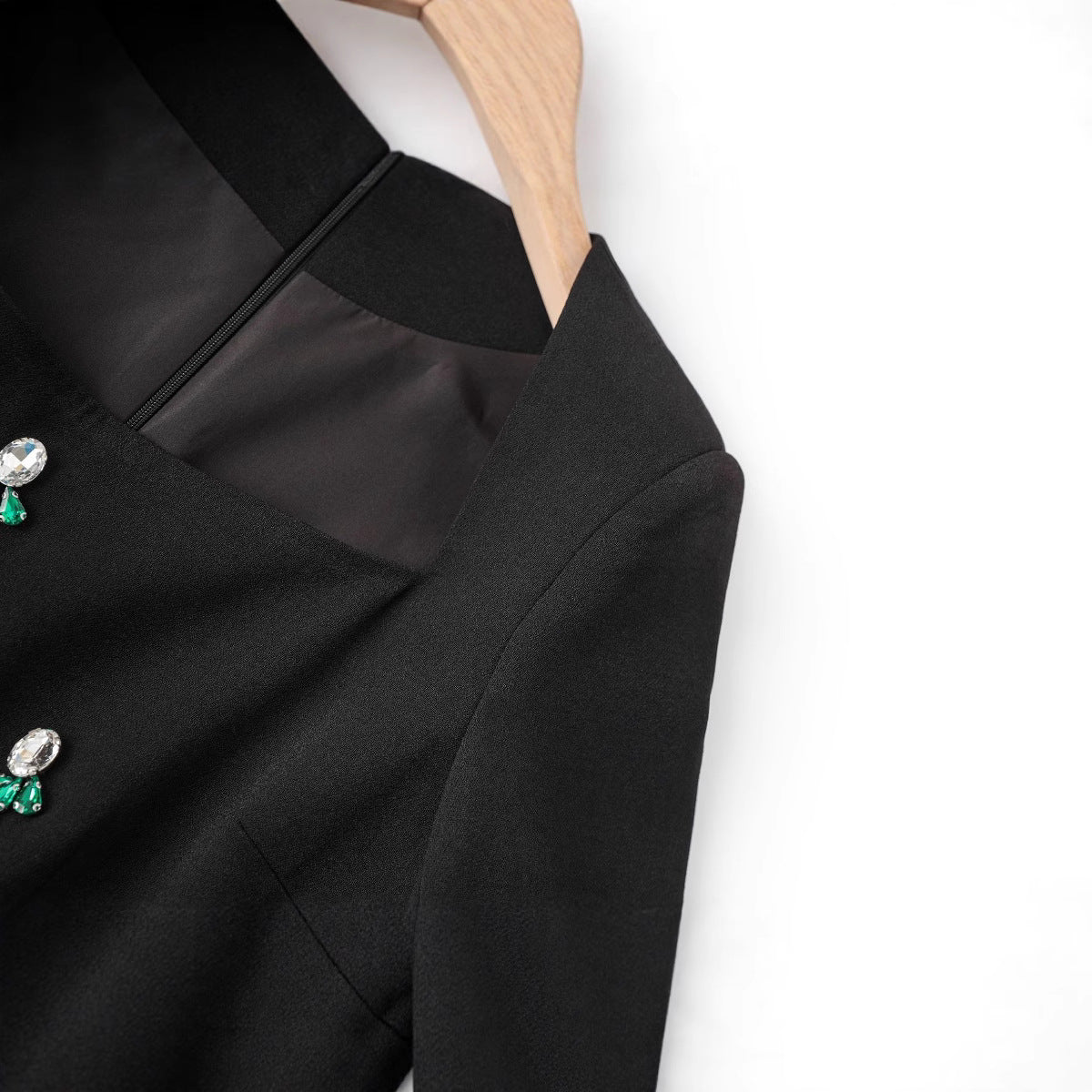 Temperament Long Sleeves Slim Fit Ruffled A- Dresses