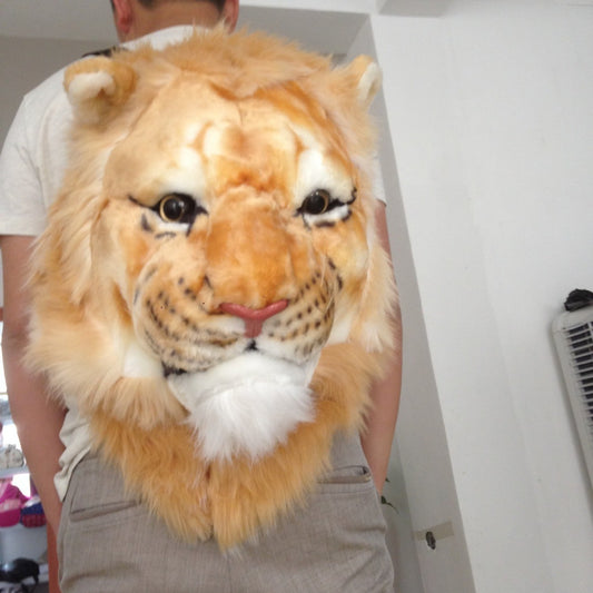 Creative Personality Tiger Head Street Trend Backpacks