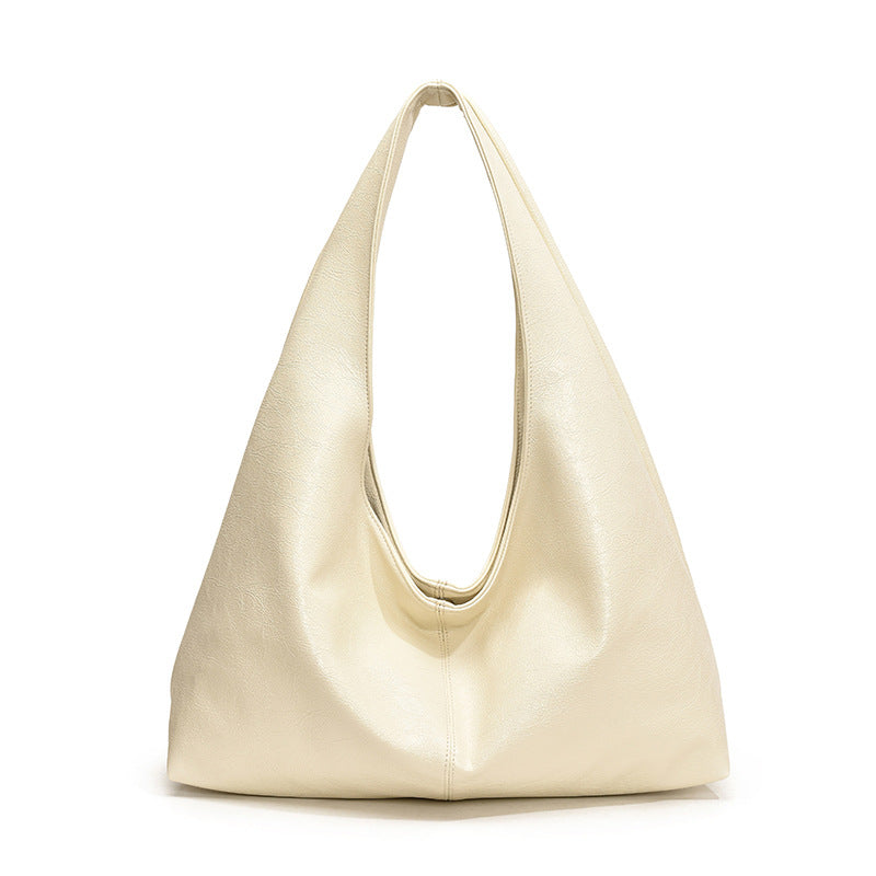 Women's Large Capacity High-grade Retro Textured Underarm Shoulder Bags