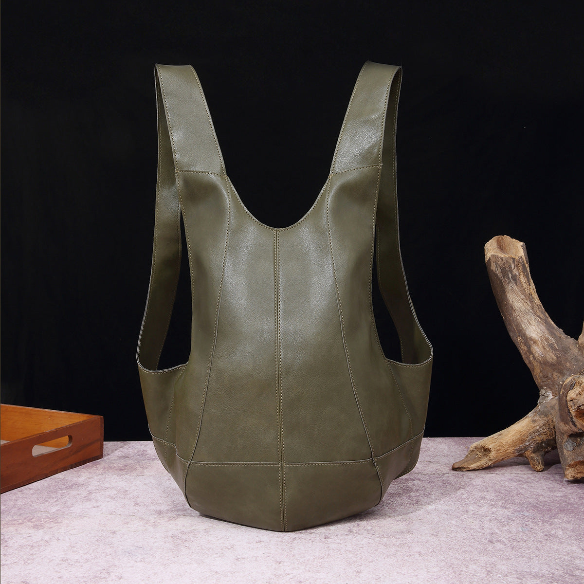 Women's & Men's & Retro Crazy Horse Soft Leather Backpacks