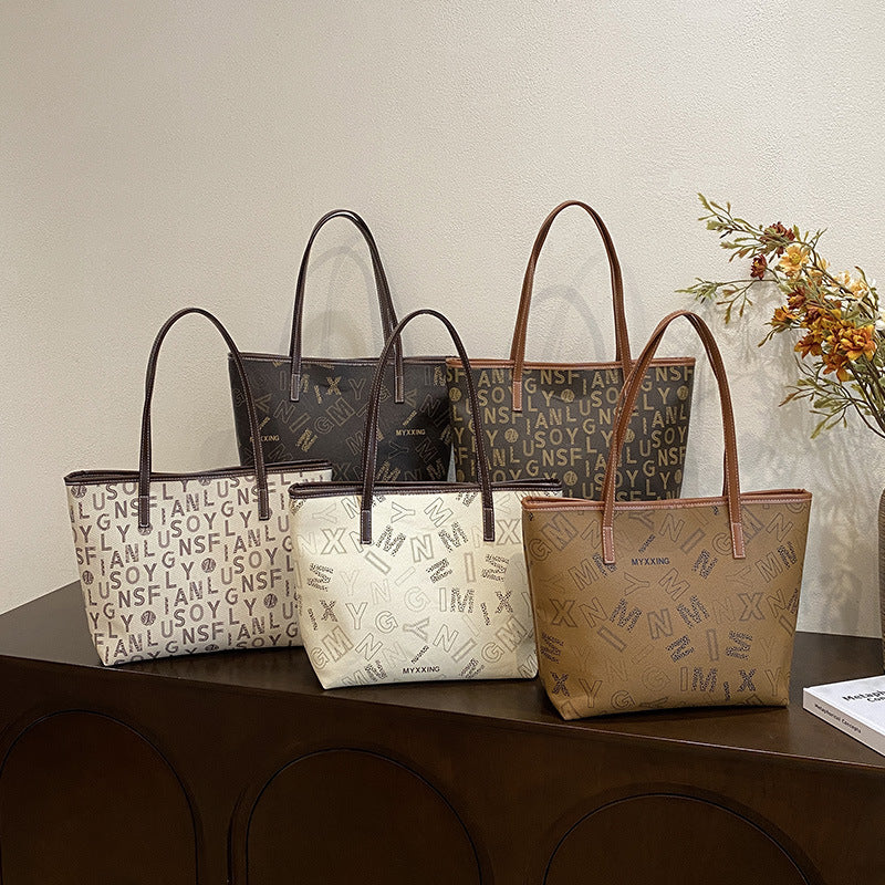 Leisure Large Capacity Letter Fashion Stylish Shoulder Bags