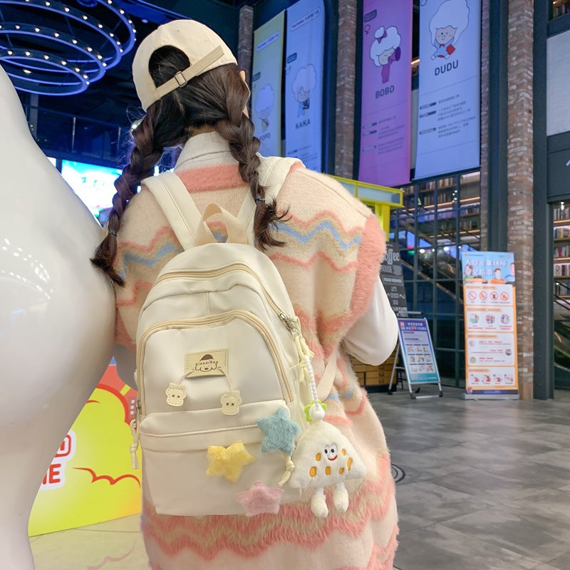 Style Soft Cute Size College Lightweight Backpacks