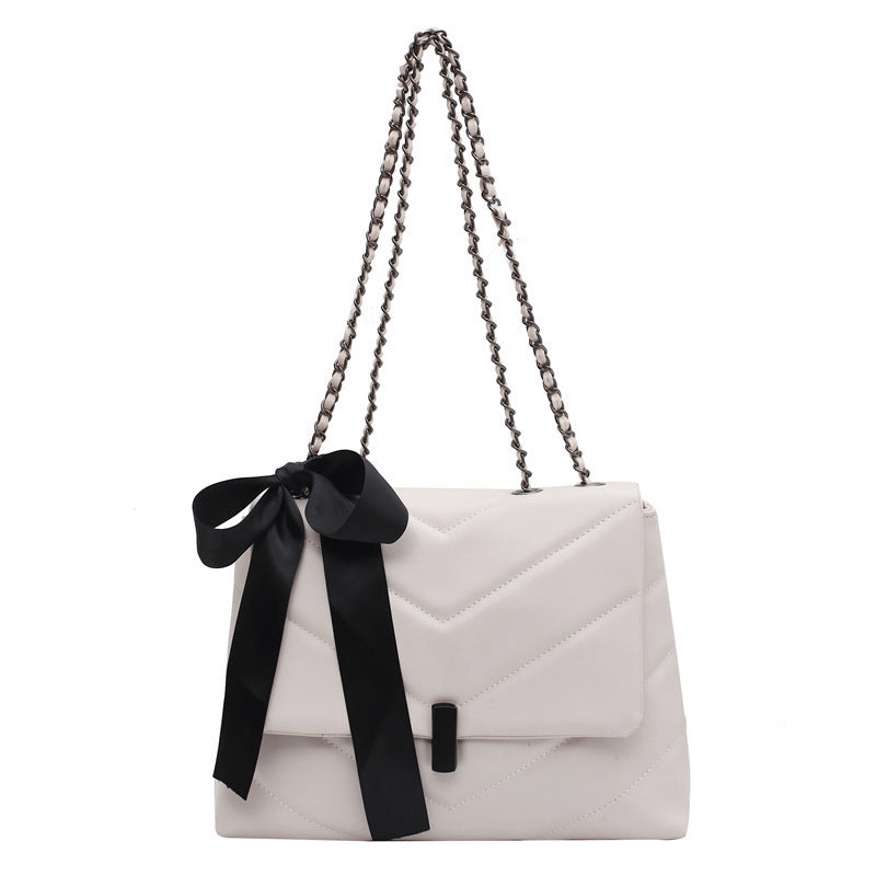 Women's Fashionable Large Capacity Diamond Lattice Soft Crossbody Bags