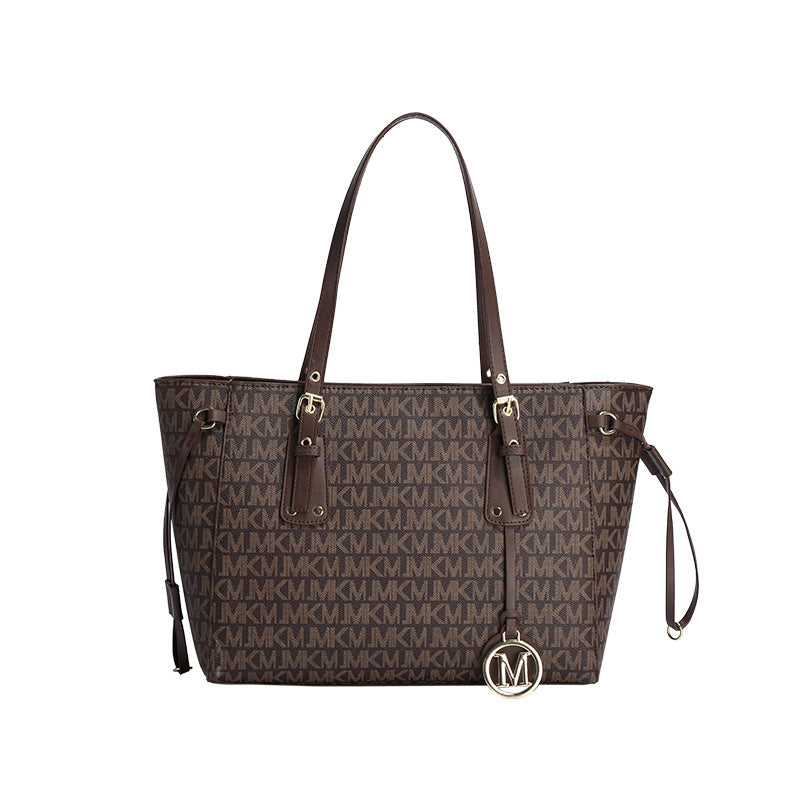 Women's Retro Printed Design Temperament Wild Trendy Tote Bags
