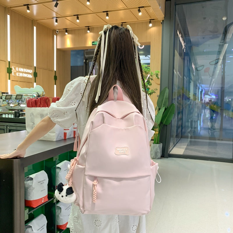 Good-looking Junior High Female Design Simple Backpacks