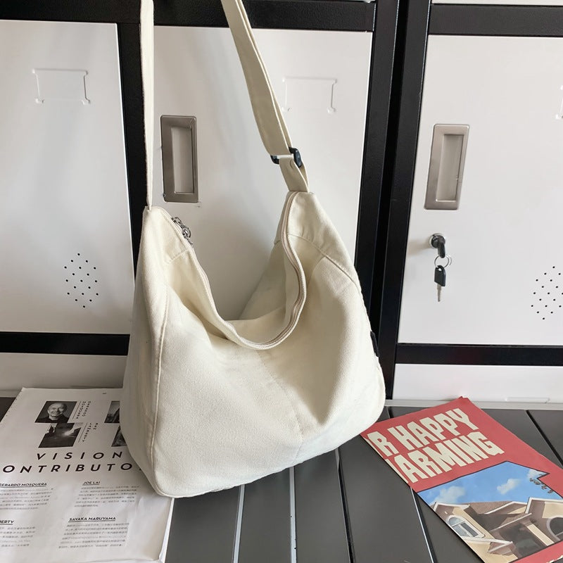 Women's & Men's & Large Capacity Canvas High College Crossbody Bags