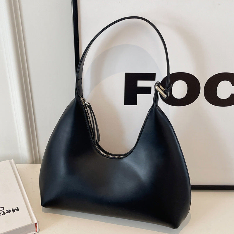 Women's Retro Underarm Simple Selenodont Temperament Leisure Shoulder Bags