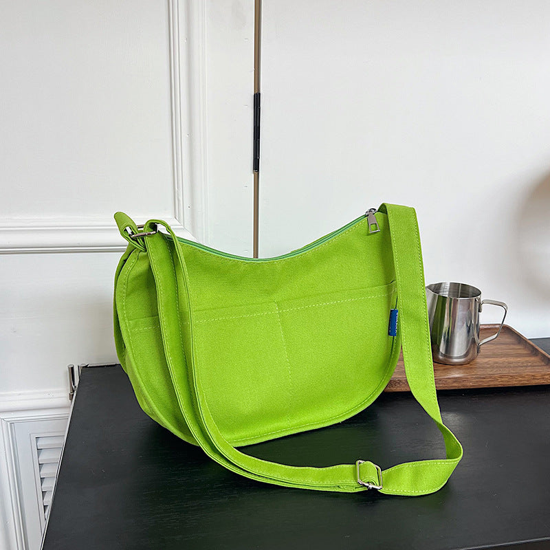 Women's Niche Canvas Yoga Simple Versatile One Bags