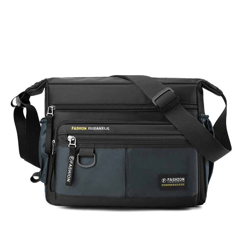 Men's Large Capacity Waterproof Leisure Simple Trendy Men's Messenger Bags