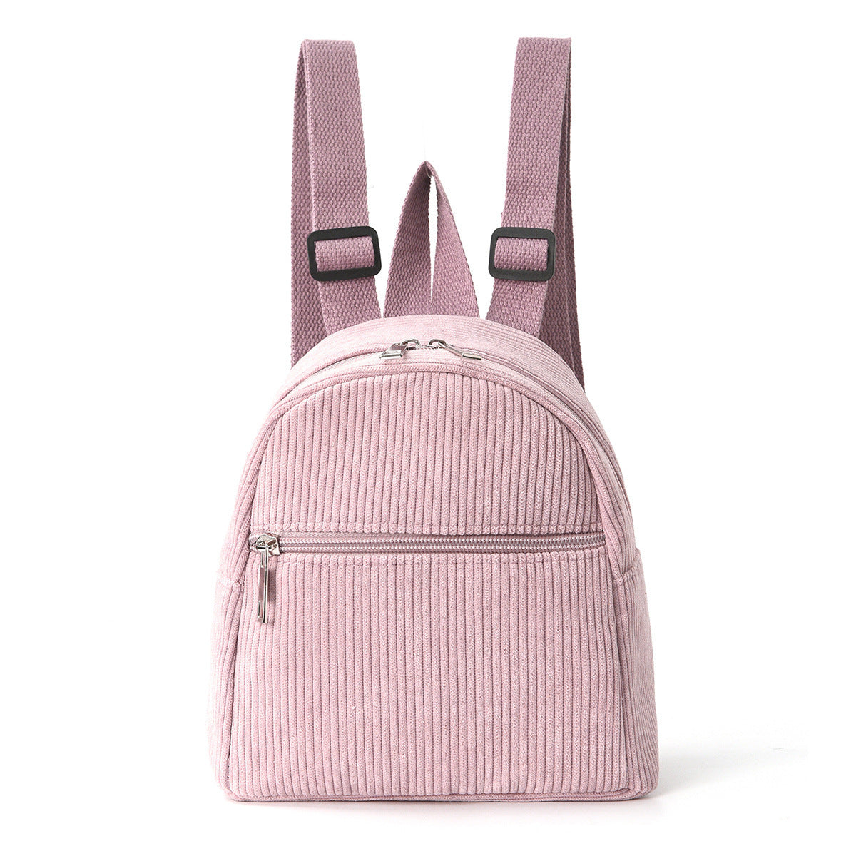 Women's & Men's & Mini Solid Color Fashion Corduroy Backpacks