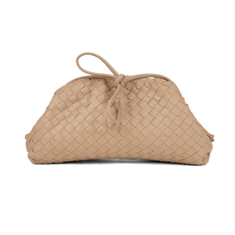 Large Cloud Woven Capacity Clip Hand Crossbody Bags