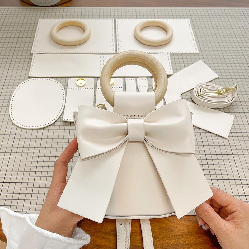 Women's Durable Handmade Self-made Bow Homemade Bags