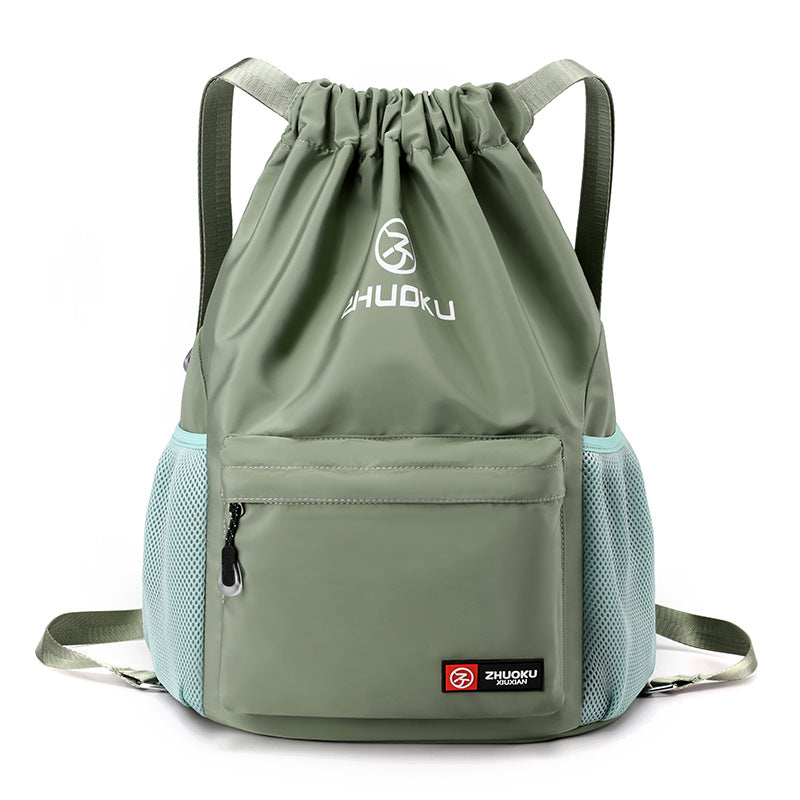 Women's & Men's & Simple Large Capacity Drawstring Basketball Backpacks
