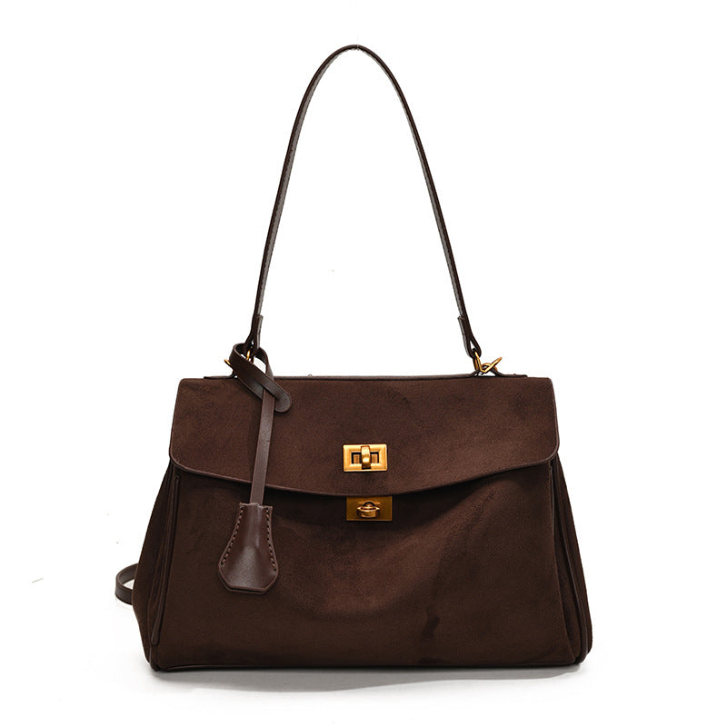 Women's Frosted Vintage Large Capacity Simple Fashion Shoulder Bags