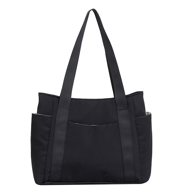 Women's Solid Color Large Capacity Simple Mummy Shoulder Bags