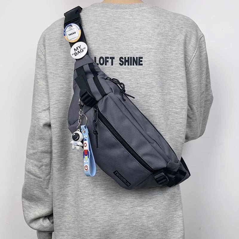 Male Female Trendy Sporty Simplicity Fashion Men's Waist Packs