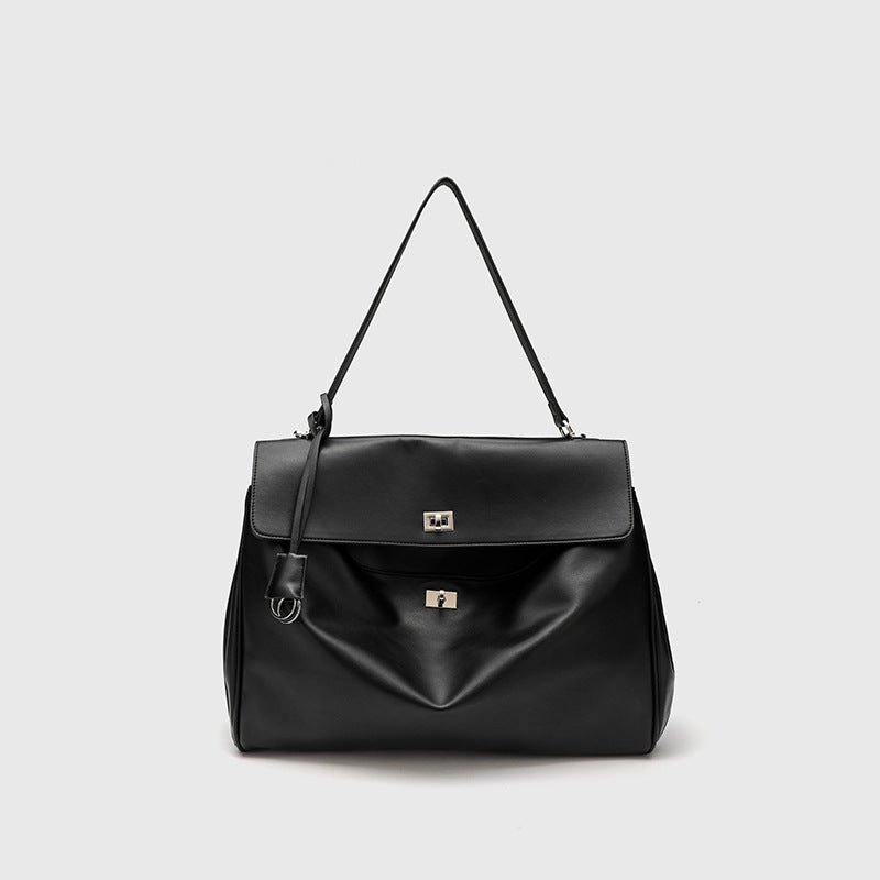 Women's Kelly Smooth Calfskin Portable Underarm Commuter Crossbody Bags