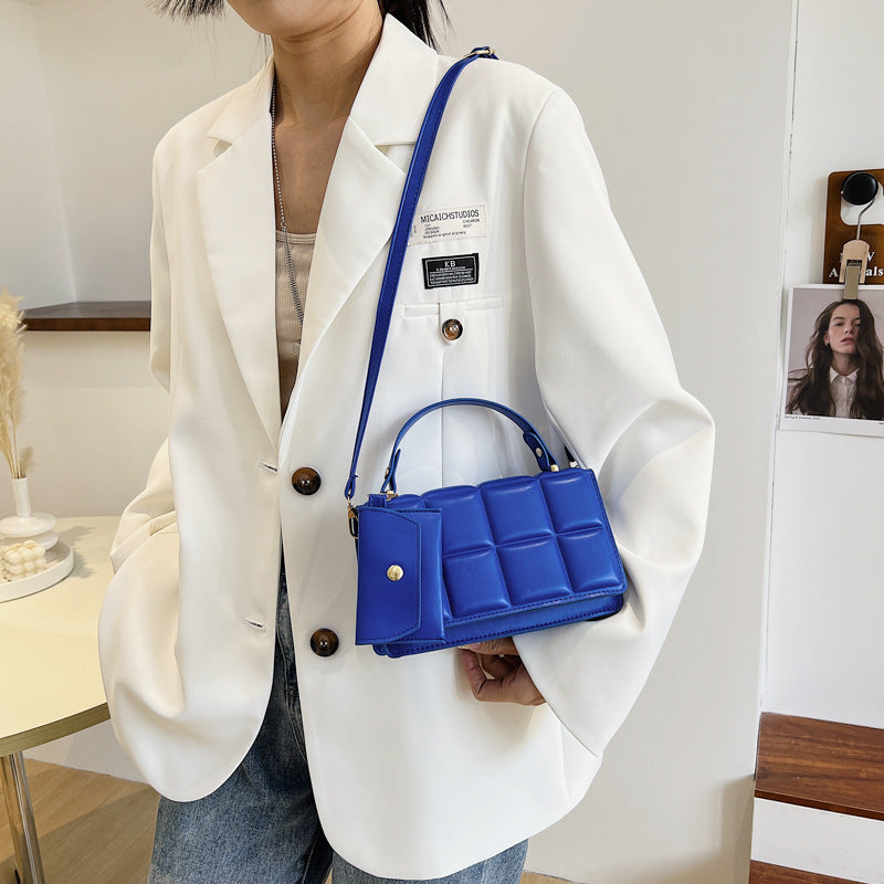 Women's Solid Color Horizontal Fashion Shopping Elegant Shoulder Bags