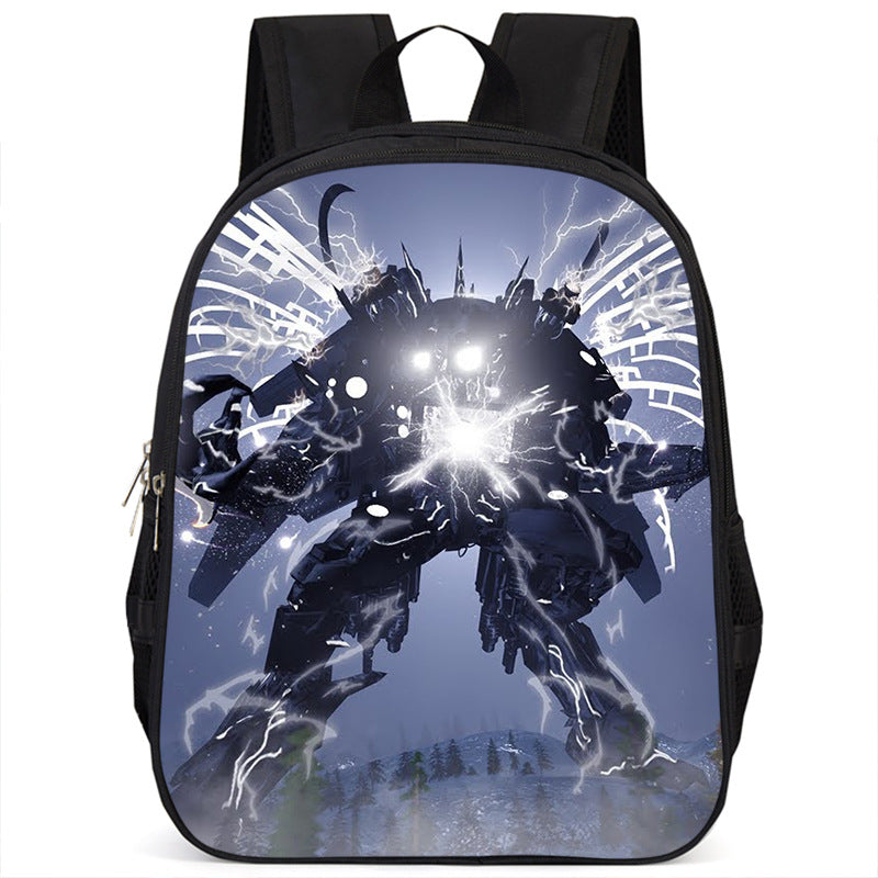 Electric Drill Red Lotus Monitor Inch Backpacks