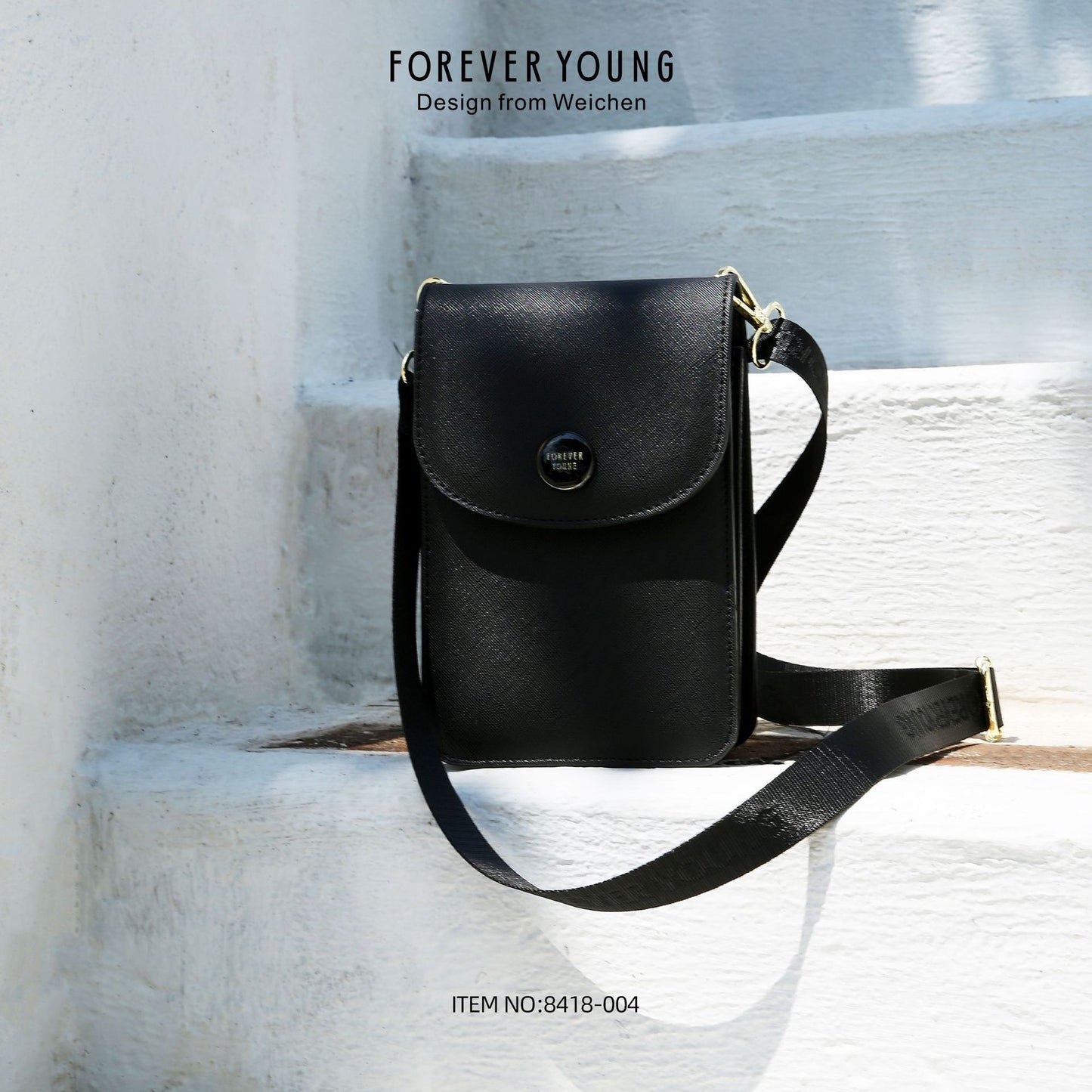 Fashion Cross Pattern Single Commuter Vertical Phone Bags