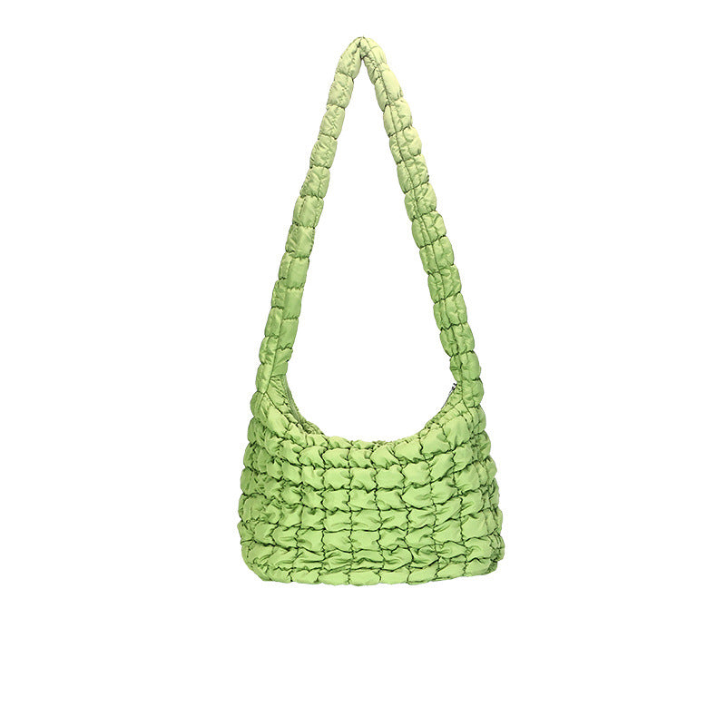 Women's Pleated Cloud Niche Down Clothes Bubble Crossbody Bags