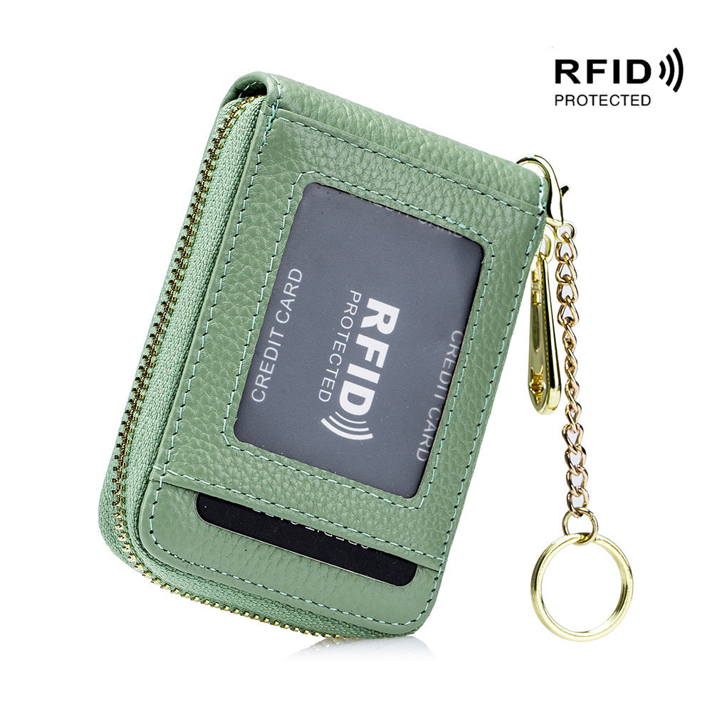 Women's & Men's & Leather Expanding Bank Card Holder
