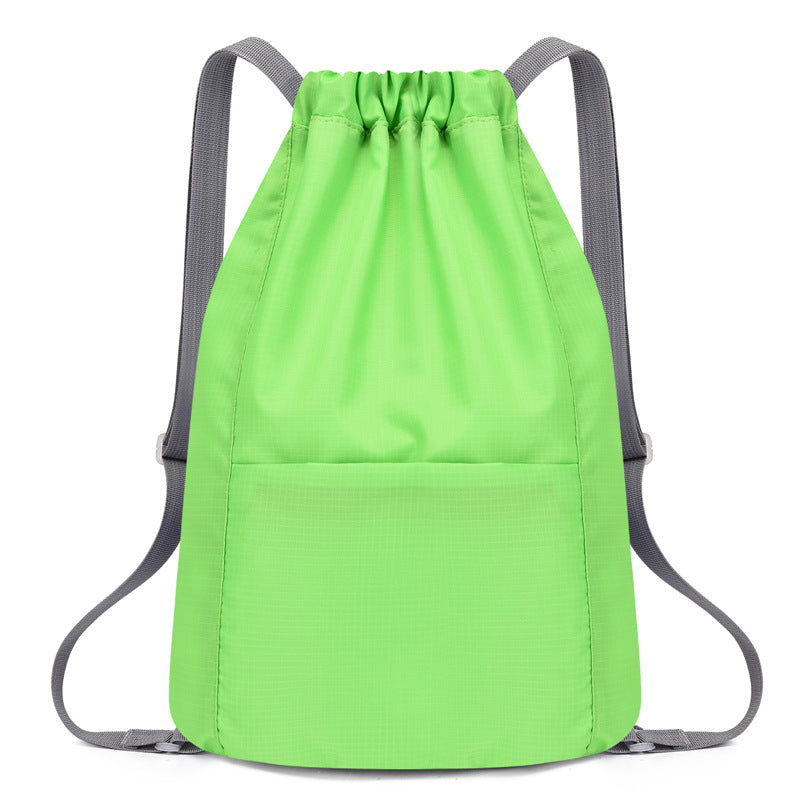 Women's & Men's & Fixed Drawstring Pocket Waterproof Lightweight Backpacks