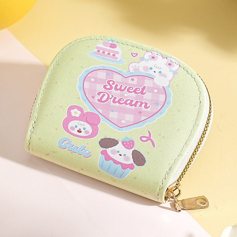 Women's & Men's & Trendy Document Bank Storage Cute Card Holder