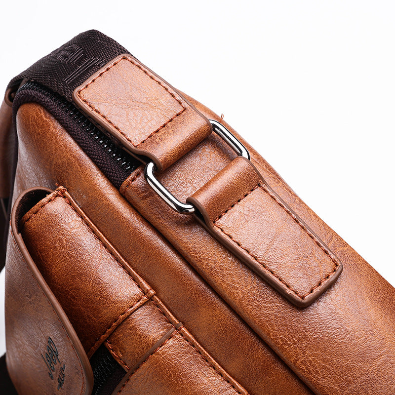 Men's Stylish Large Capacity Back Vertical Men's Shoulder Bags