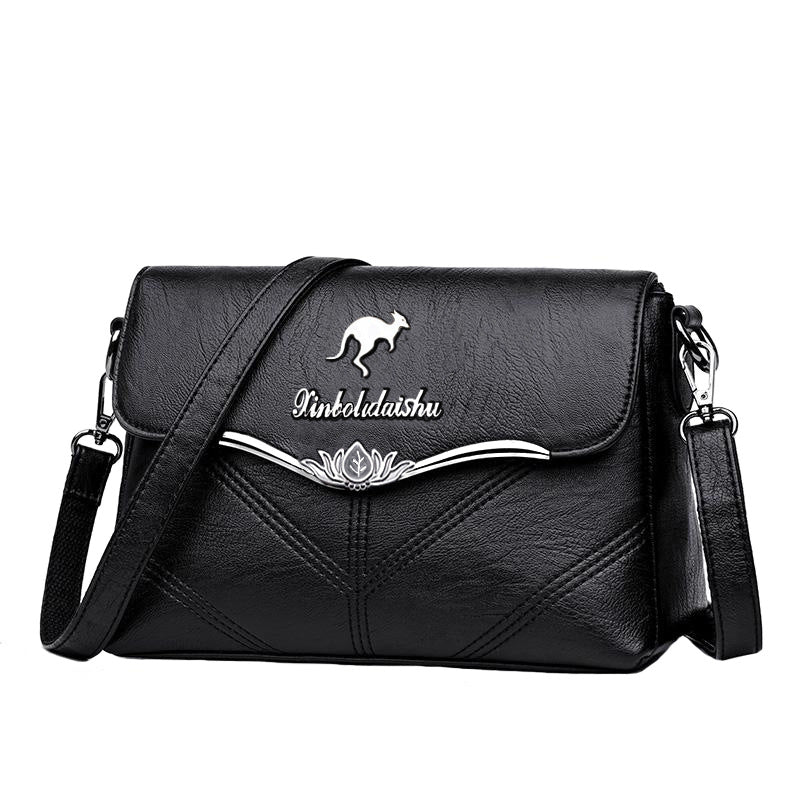 Women's Real Soft Leather Large Capacity Mom Crossbody Bags