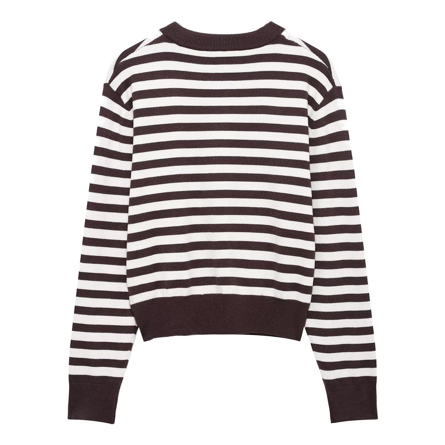 Creative Stylish New Autumn Striped Knitted Knitwear