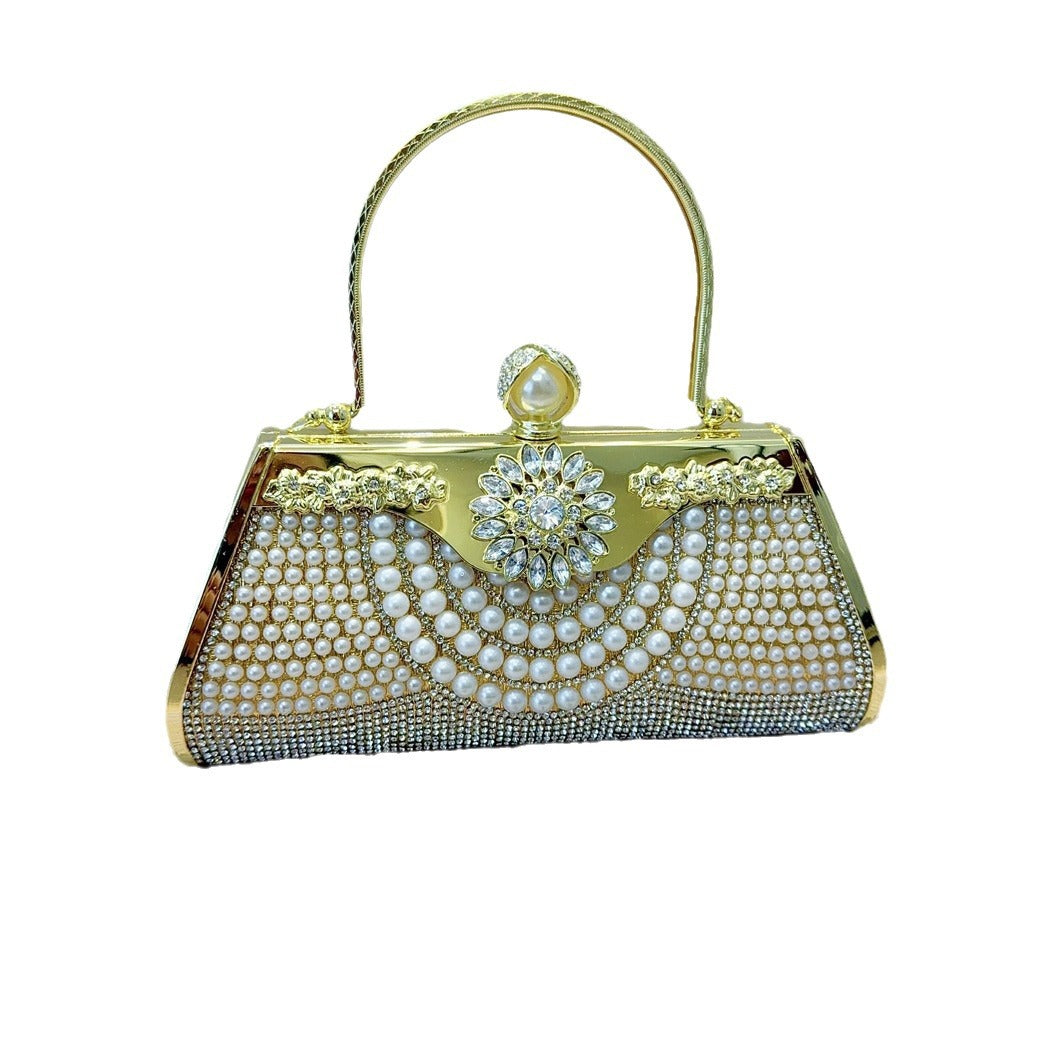 Women's Diamond Cheongsam Banquet Portable Dinner Evening Bags