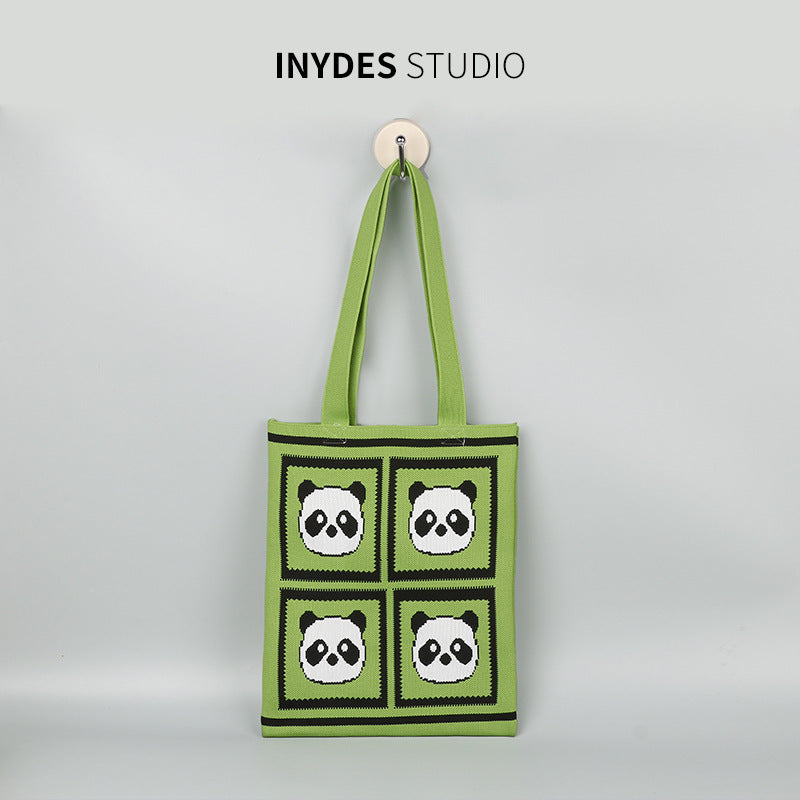 Panda Grandpa Super Large Shopping Big Handbags