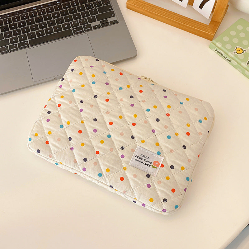 Women's Color Polka Dot Storage Portable Down Bags