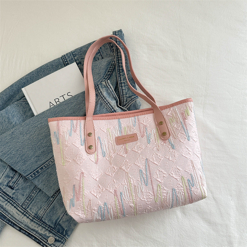 Women's Commute Large Capacity Nylon Cloth Western Shoulder Bags