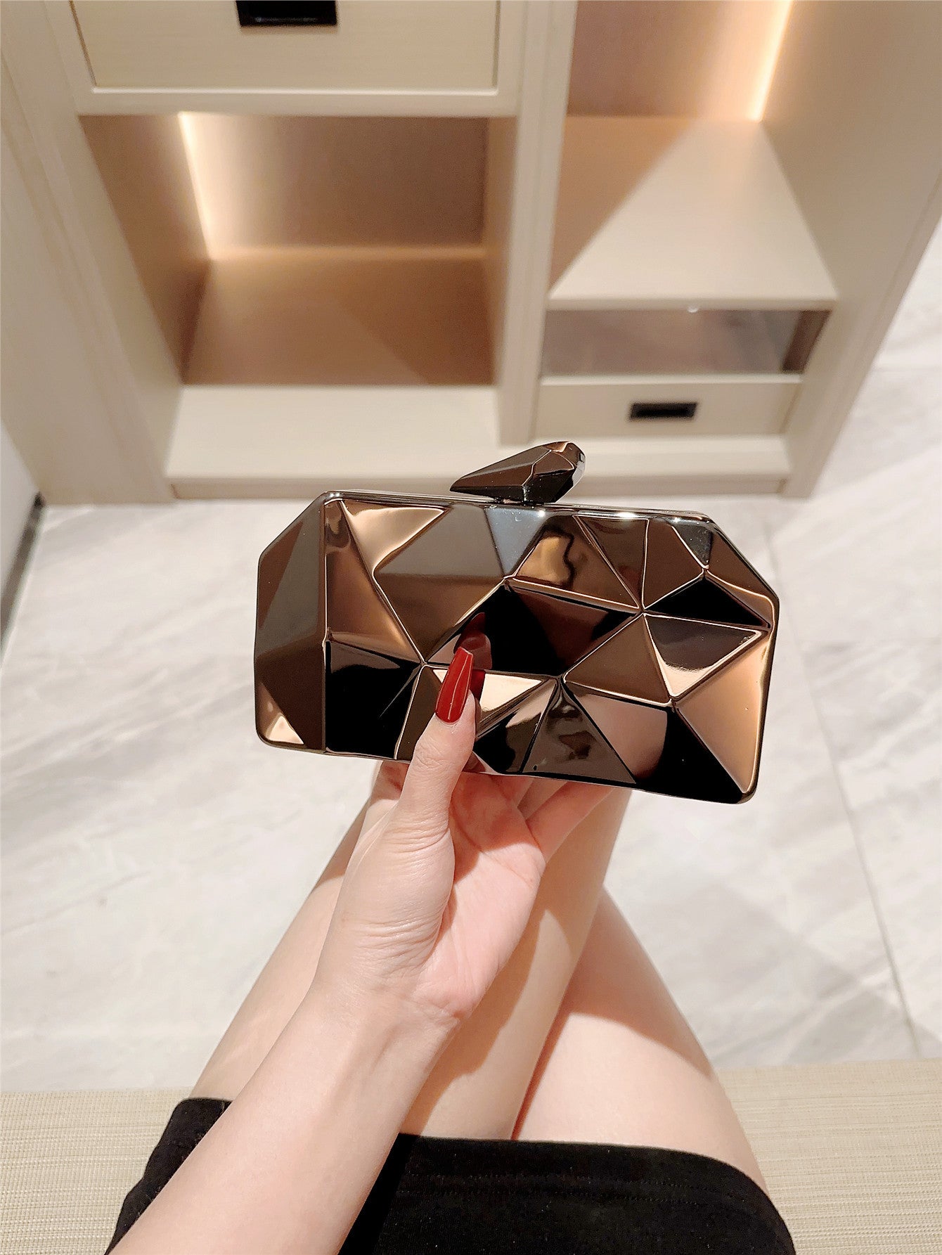 Dinner Metal Clutch Chain Dress Garment Evening Bags